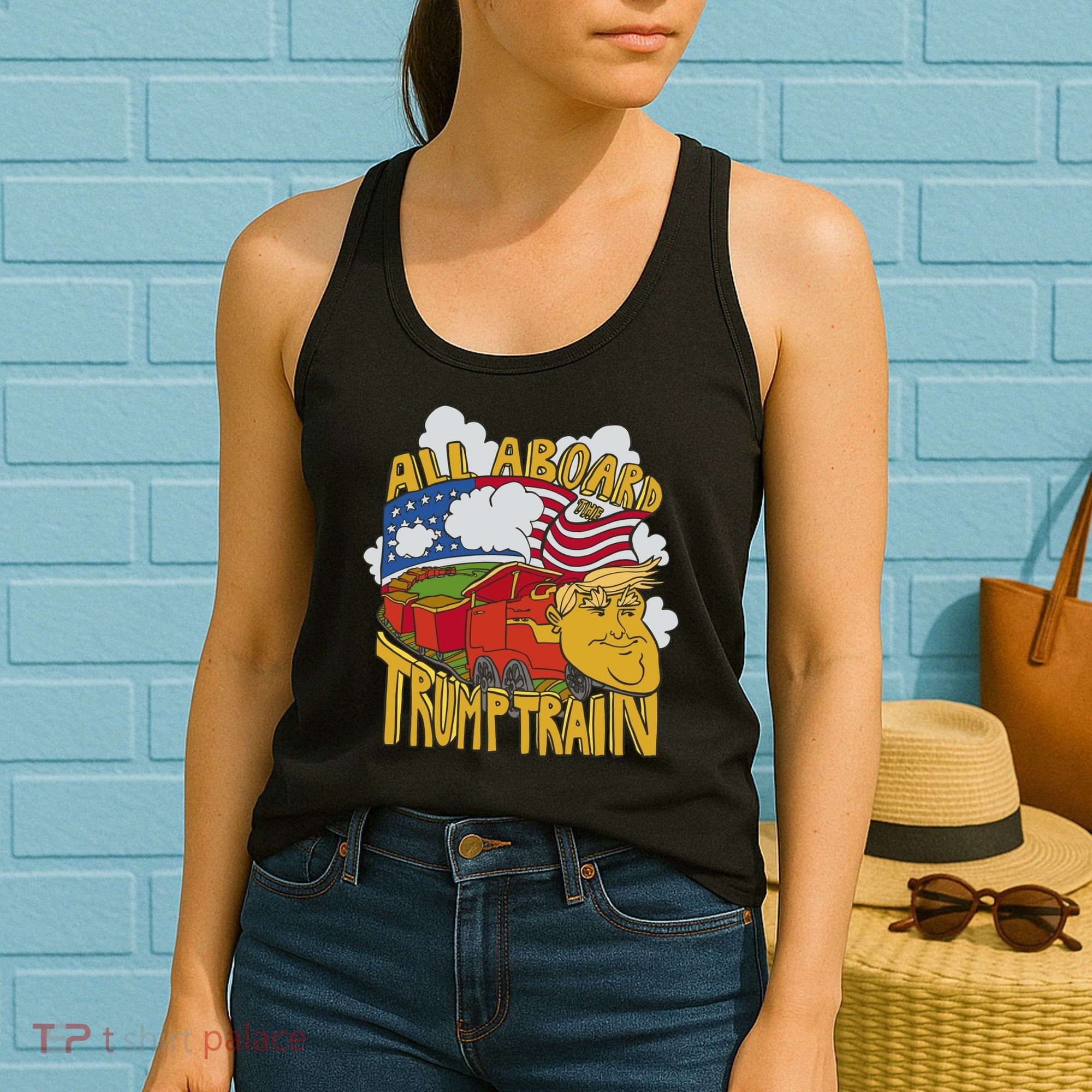All Aboard Trump Train Women's Tank Top