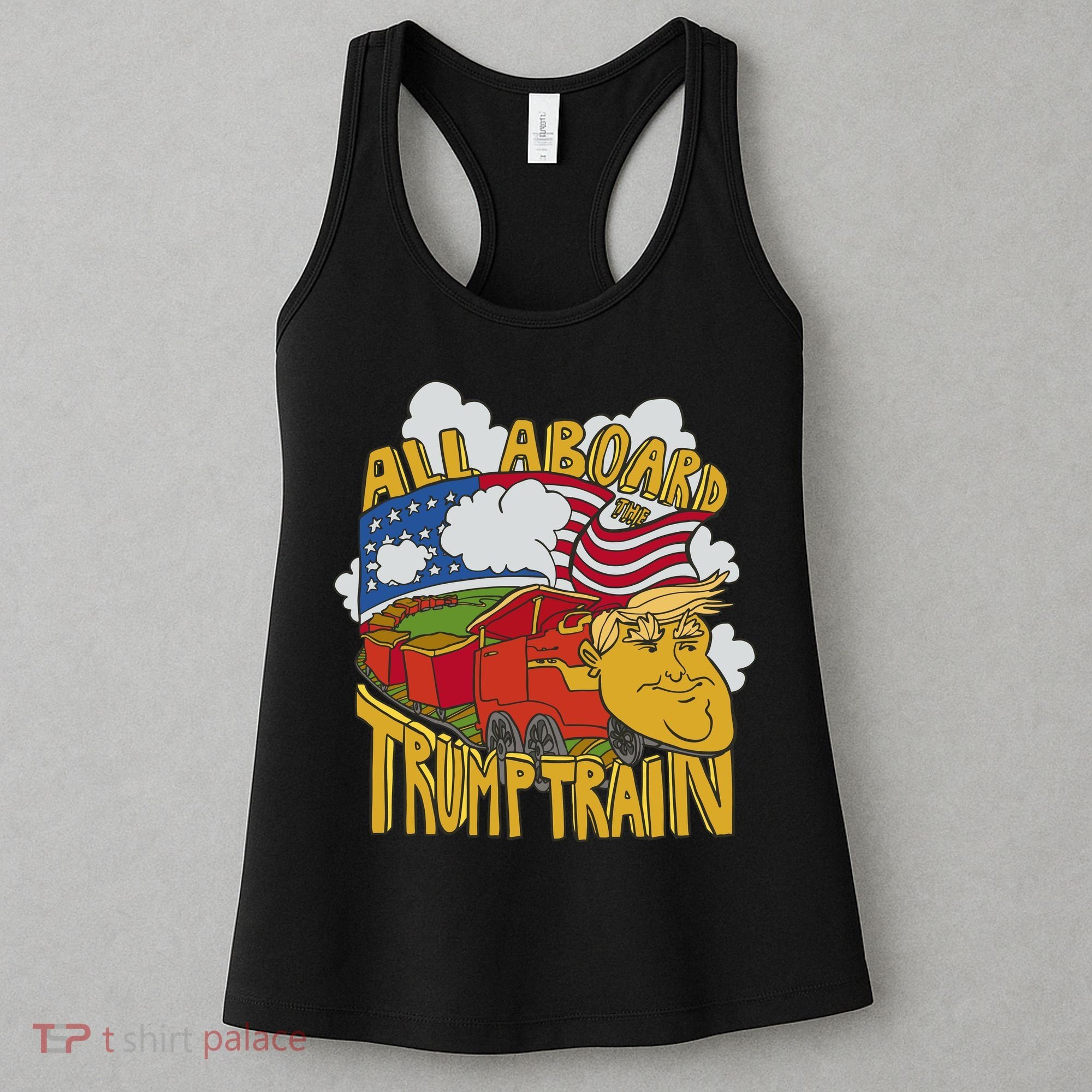 All Aboard Trump Train Women's Tank Top