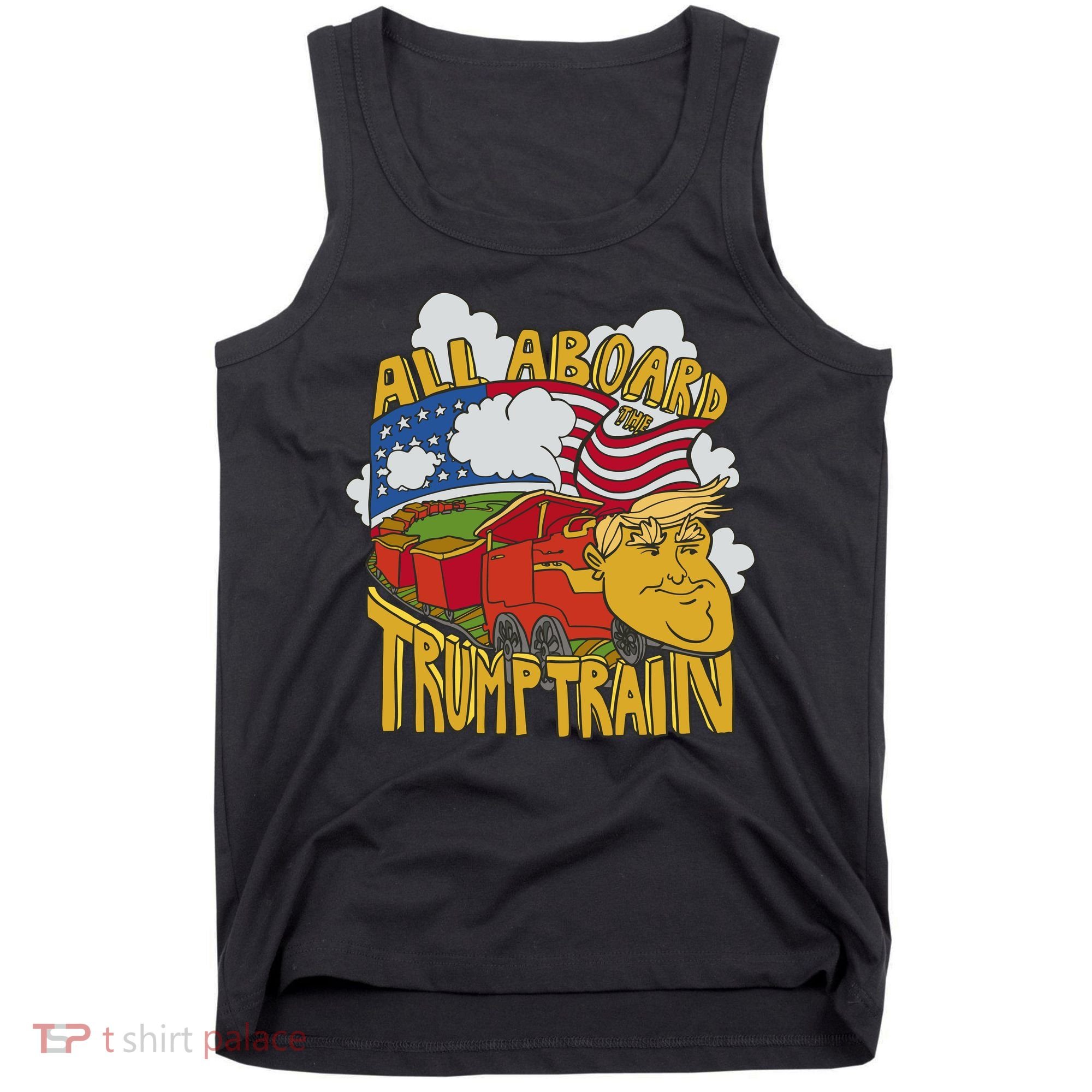 All Aboard Trump Train Tank Top