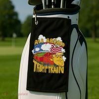 All Aboard Trump Train Golf Towel thumb 2