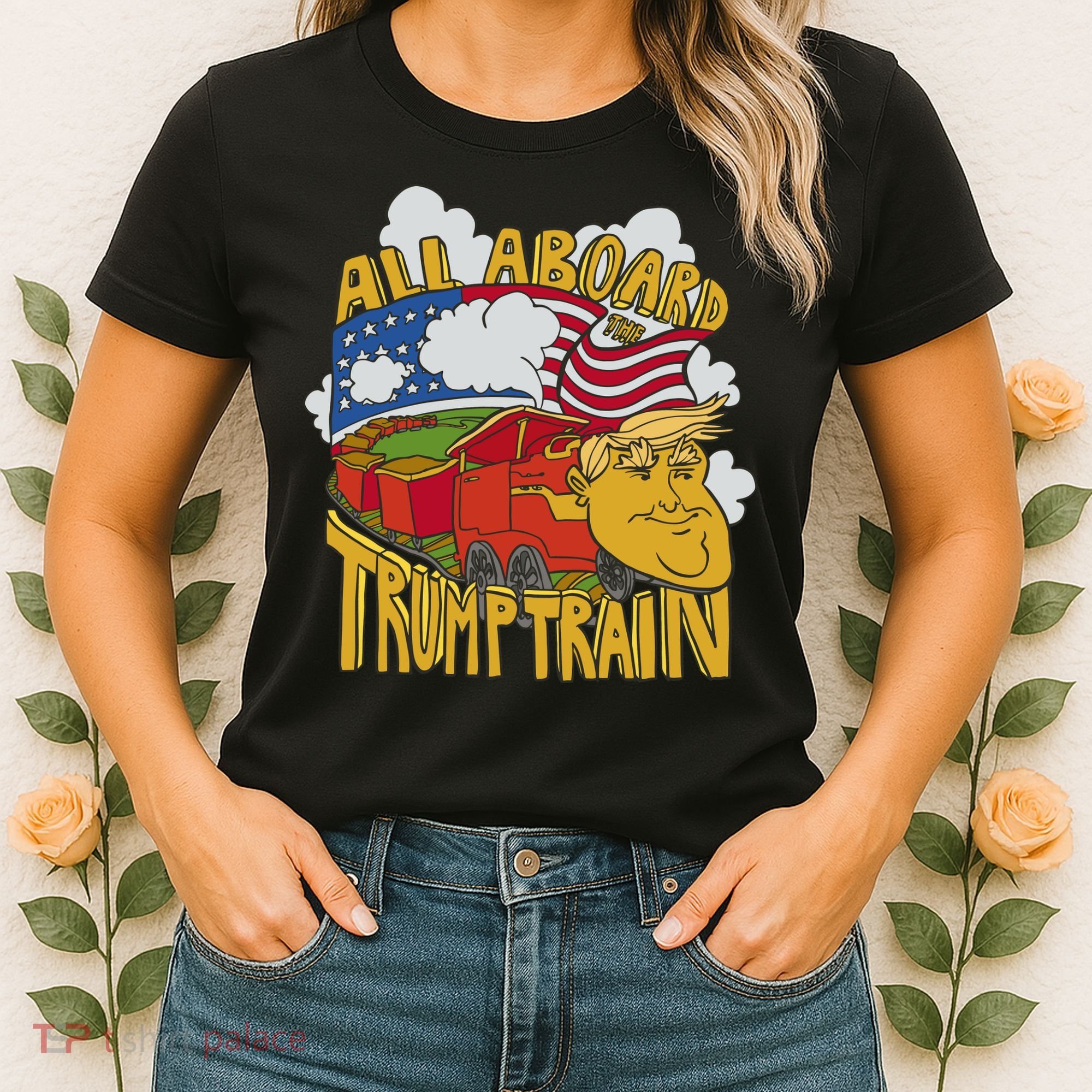 All Aboard Trump Train Women's T-Shirt