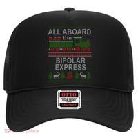 All Aboard The Bipolar Express Ugly Christmas Hat thumb 0