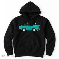 Amphicar Aqua Turquoise Car Boat Owner Collector Hoodie thumb 0