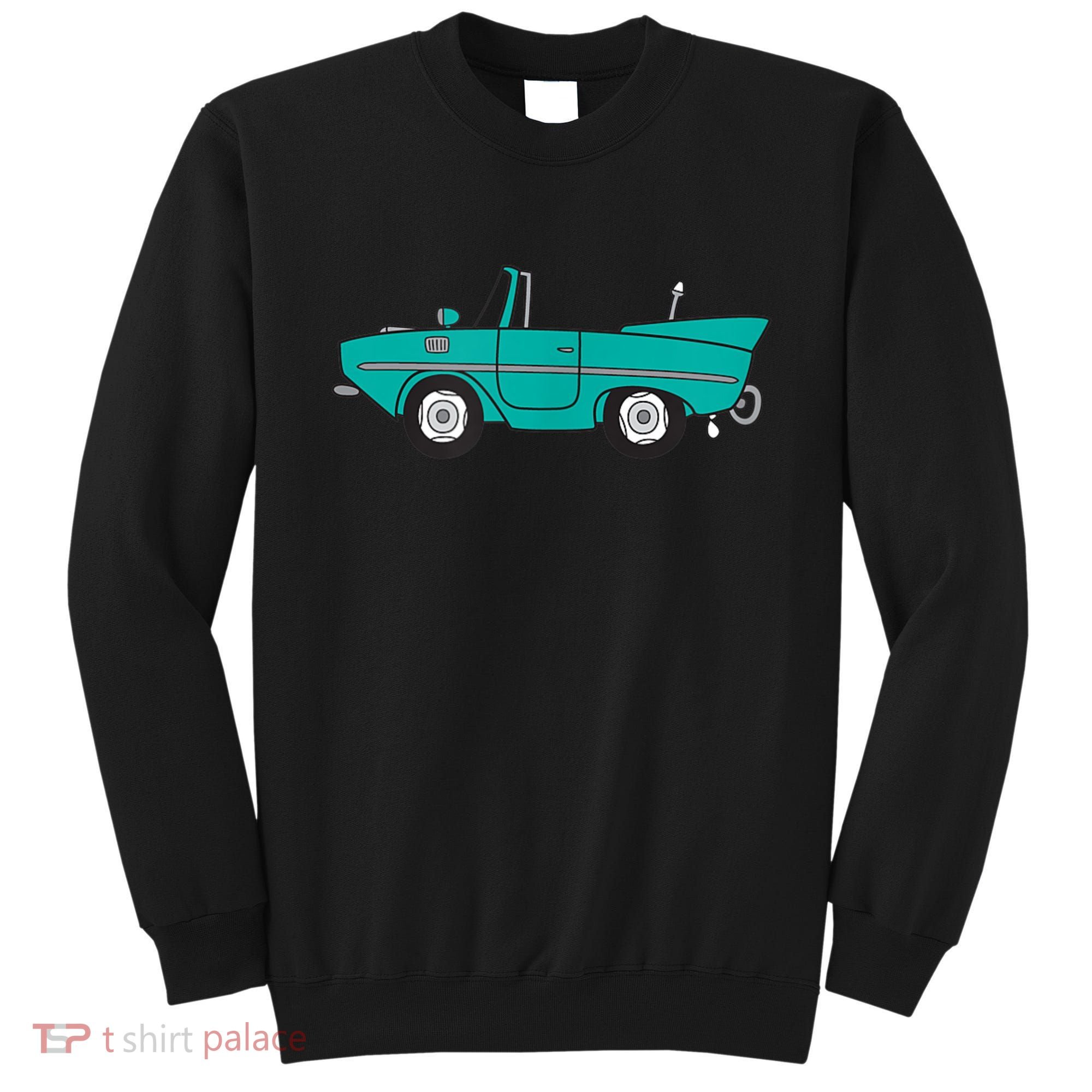 Amphicar Aqua Turquoise Car Boat Owner Collector Sweatshirt