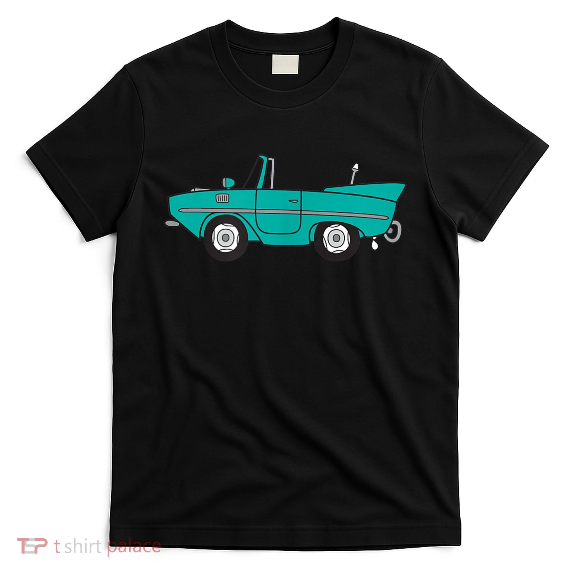 Amphicar Aqua Turquoise Car Boat Owner Collector T-Shirt