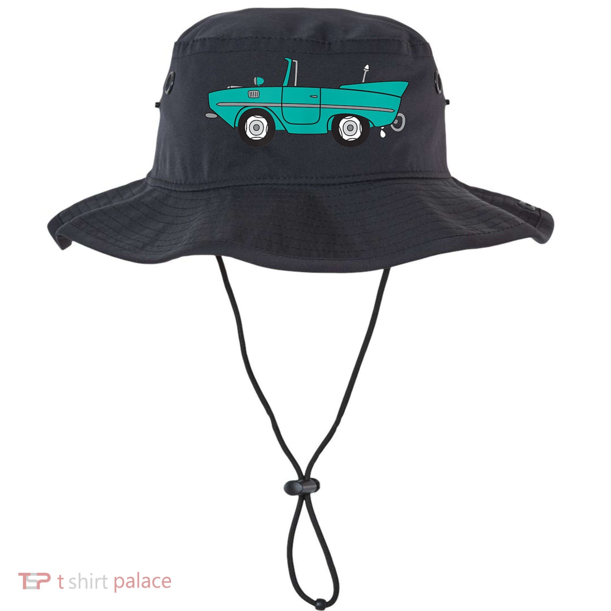 Amphicar Aqua Turquoise Car Boat Owner Collector Bucket Hat
