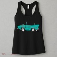 Amphicar Aqua Turquoise Car Boat Owner Collector Women's Tank Top thumb 3