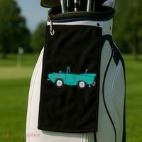 Amphicar Aqua Turquoise Car Boat Owner Collector Golf Towel thumb 2