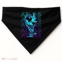 Atlas Ancient Titan Greek Mythology Retro Atlas USA-Made Doggie Bandana thumb 0