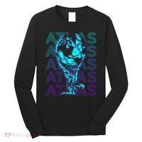 Atlas Ancient Titan Greek Mythology Retro Atlas Long Sleeve Shirt thumb 0