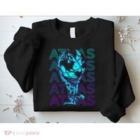 Atlas Ancient Titan Greek Mythology Retro Atlas Sweatshirt thumb 2