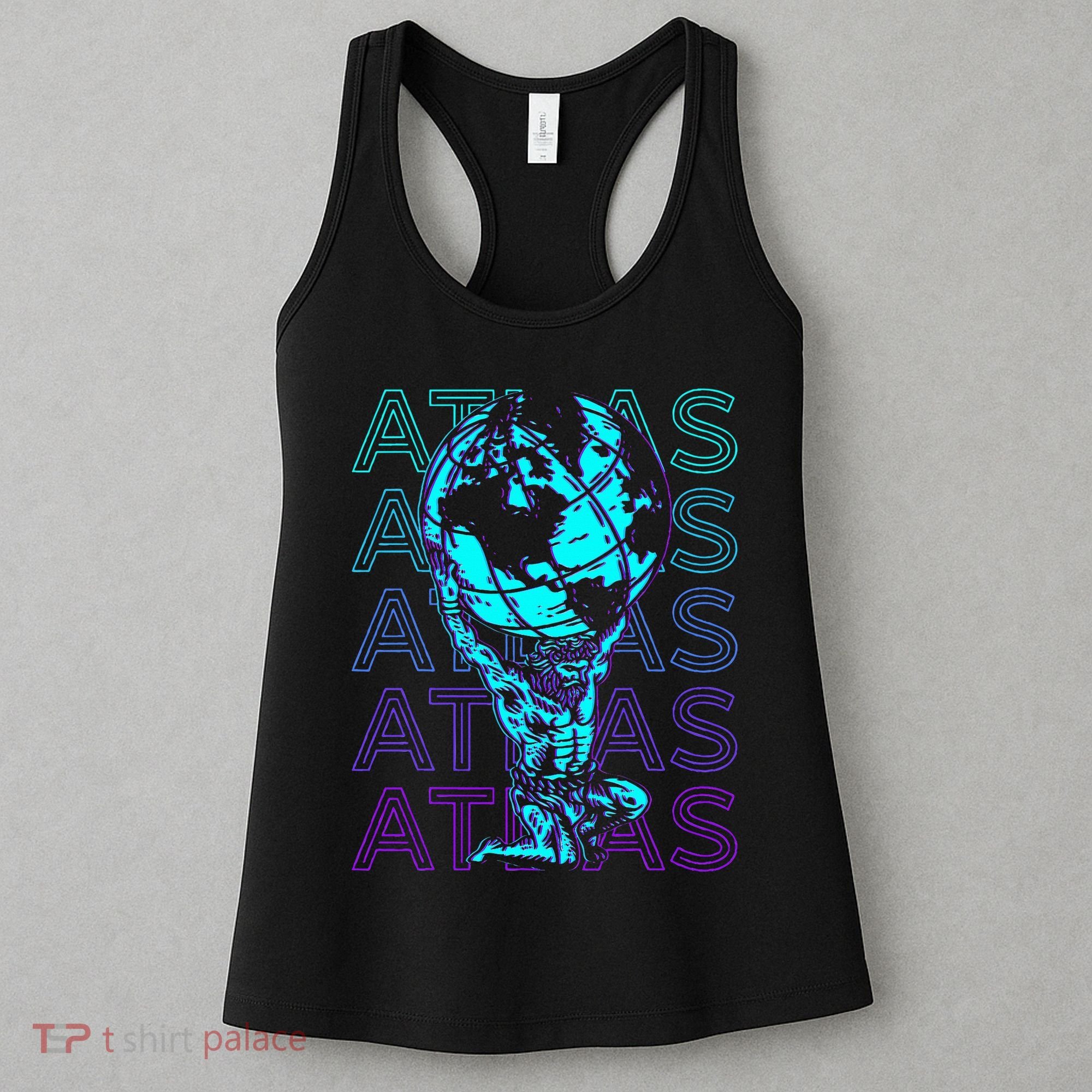 Atlas Ancient Titan Greek Mythology Retro Atlas Women's Tank Top