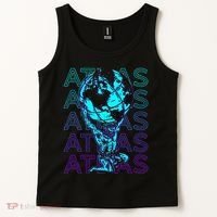 Atlas Ancient Titan Greek Mythology Retro Atlas Tank Top thumb 2
