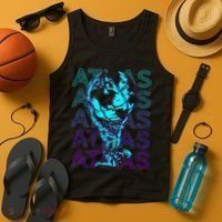 Atlas Ancient Titan Greek Mythology Retro Atlas Tank Top thumb 4
