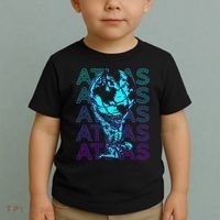 Atlas Ancient Titan Greek Mythology Retro Atlas Toddler T-Shirt thumb 2