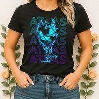 Atlas Ancient Titan Greek Mythology Retro Atlas Women's T-Shirt thumb 2