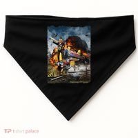 All Aboard The Trump Train Funny Donald Trump USA-Made Doggie Bandana thumb 0
