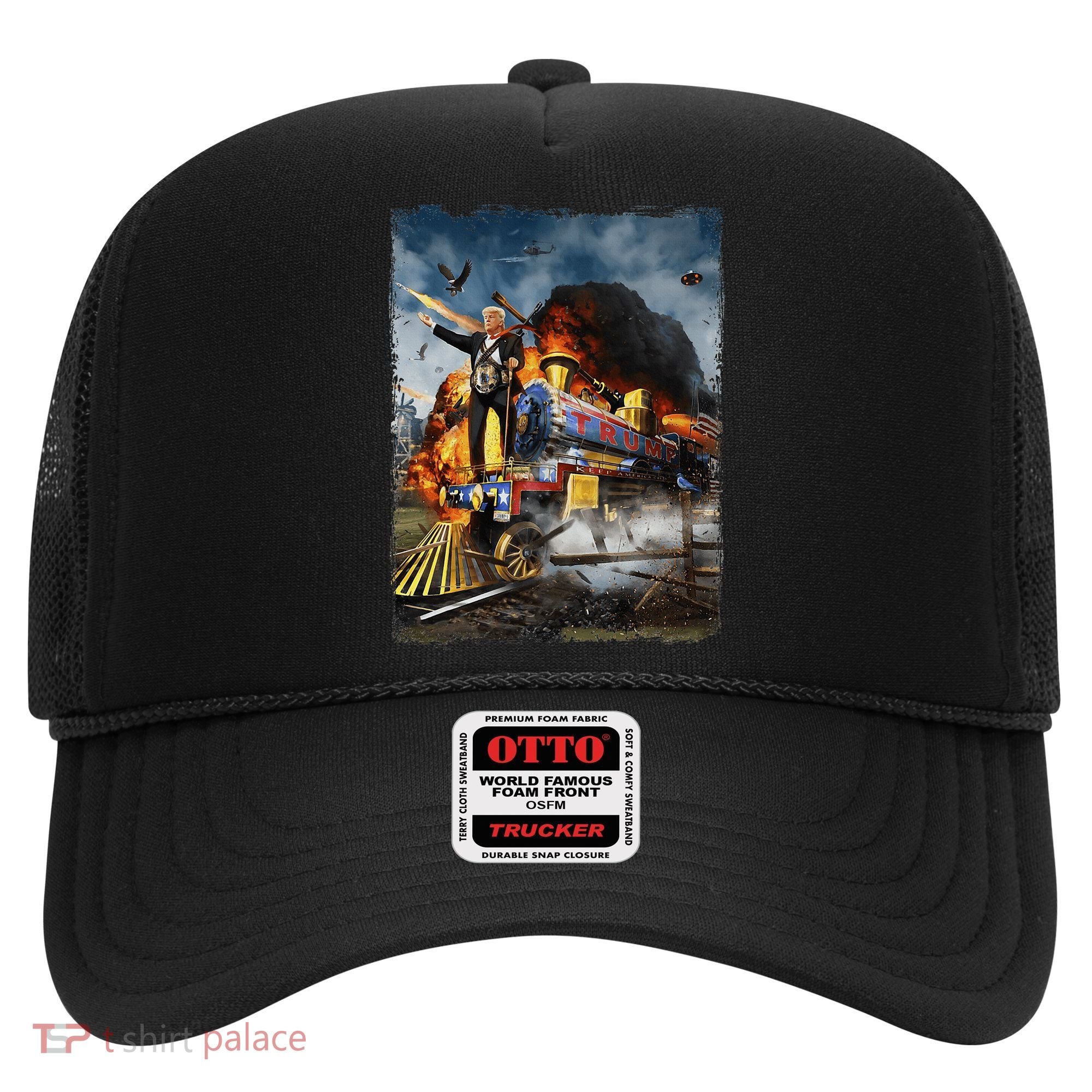 All Aboard The Trump Train Funny Donald Trump Hat