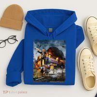 All Aboard The Trump Train Funny Donald Trump Hoodie thumb 4