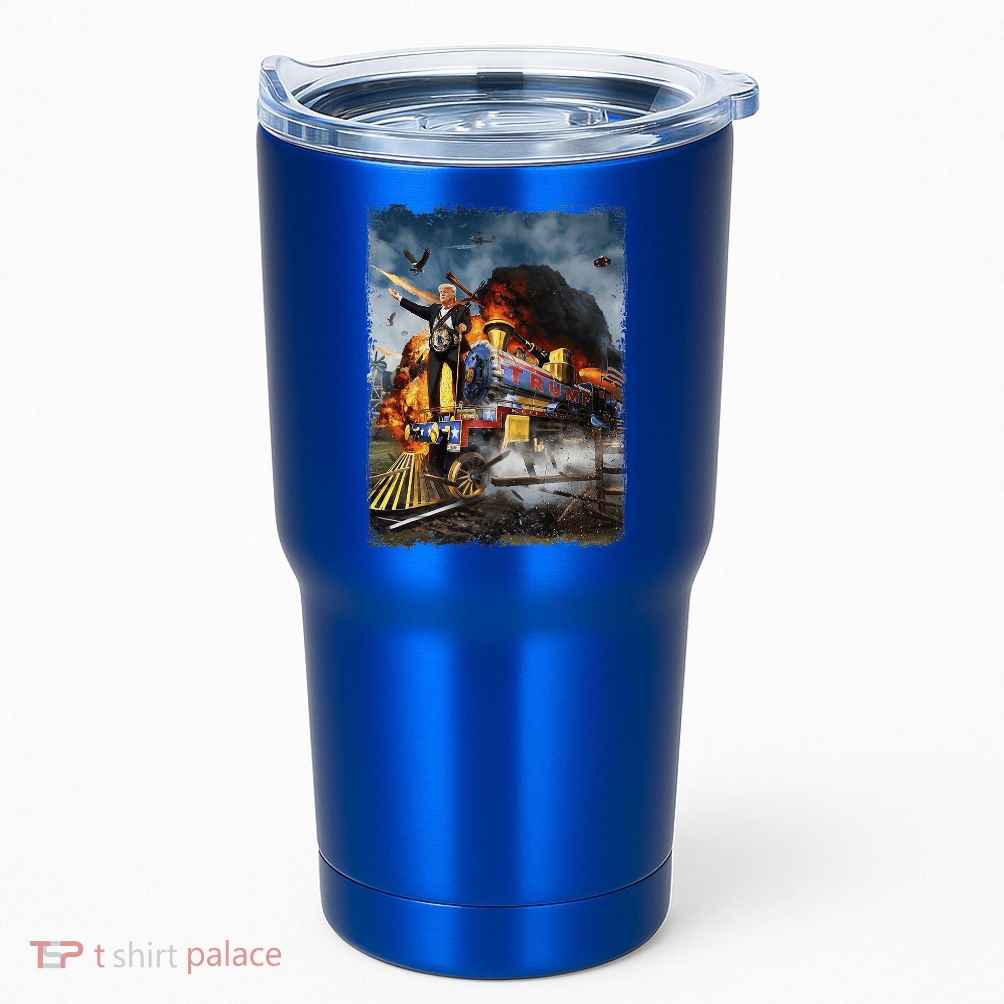 All Aboard The Trump Train Funny Donald Trump Tumbler