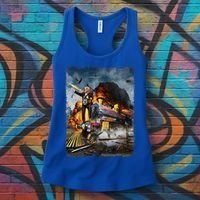 All Aboard The Trump Train Funny Donald Trump Women's Tank Top thumb 3