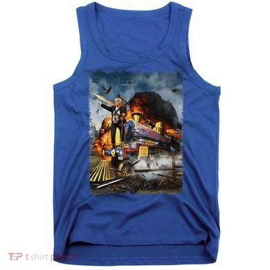 All Aboard The Trump Train Funny Donald Trump Tank Top