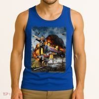All Aboard The Trump Train Funny Donald Trump Tank Top thumb 3