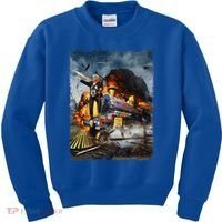 All Aboard The Trump Train Funny Donald Trump Kids Sweatshirt thumb 0
