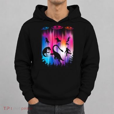 Alien Abduction Trex Loch Ness Bigfoot Funny Ufo Hoodie