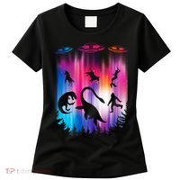 Alien Abduction Trex Loch Ness Bigfoot Funny Ufo Women's T-Shirt thumb 0