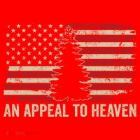 An Appeal To Heaven Gift Usa Revolution Pine Tree American Flag Gift Santa Hat thumb 1
