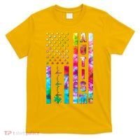Autism Awareness Tie Dye USA American Flag T-Shirt thumb 0