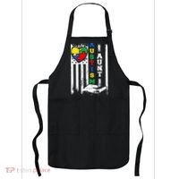 Autism Aunt US Flag Apron thumb 0