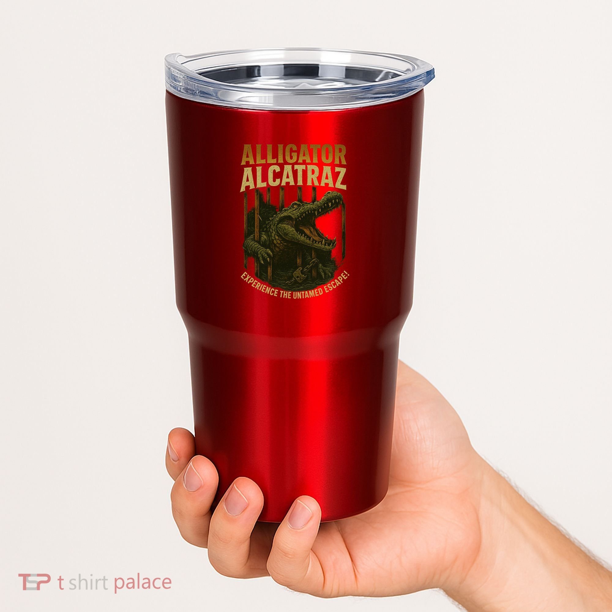 Alligator Alcatraz Untamed Escape Tumbler