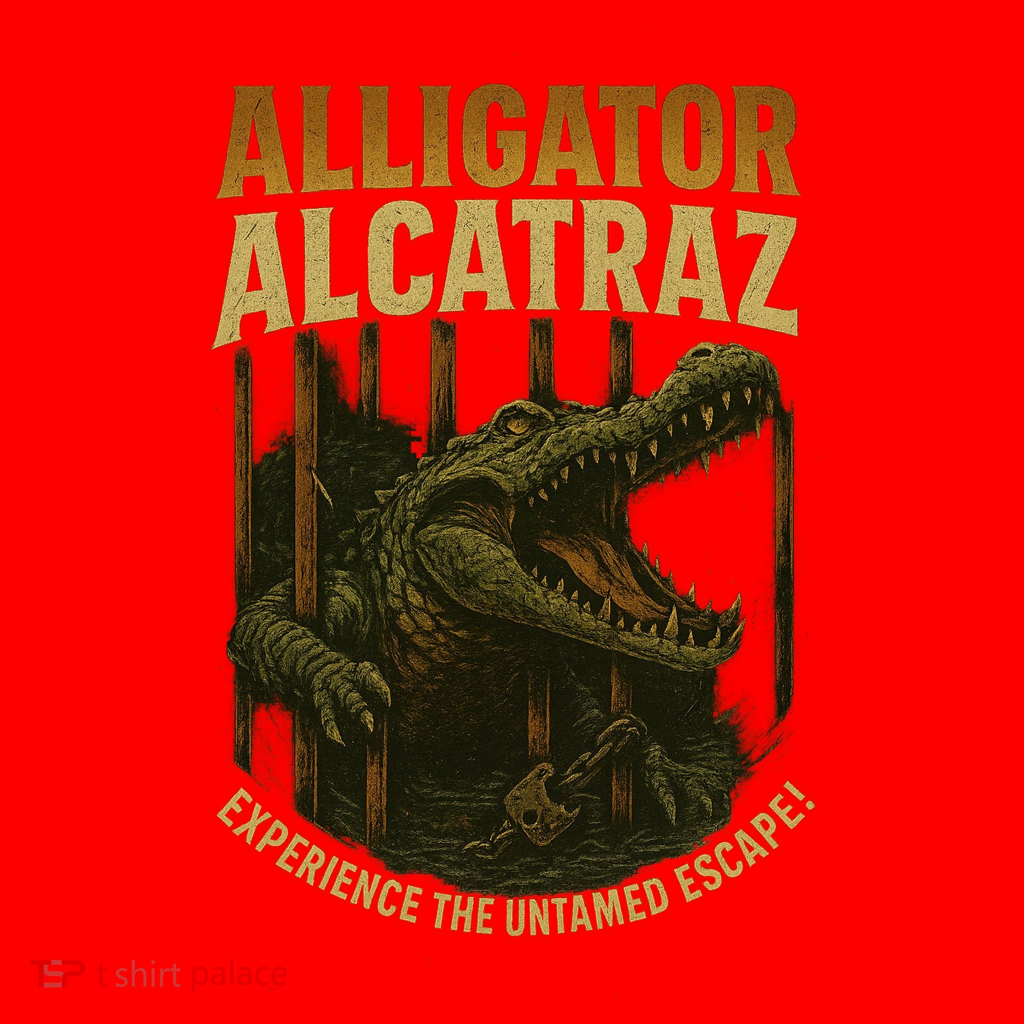 Alligator Alcatraz Untamed Escape Mousepad