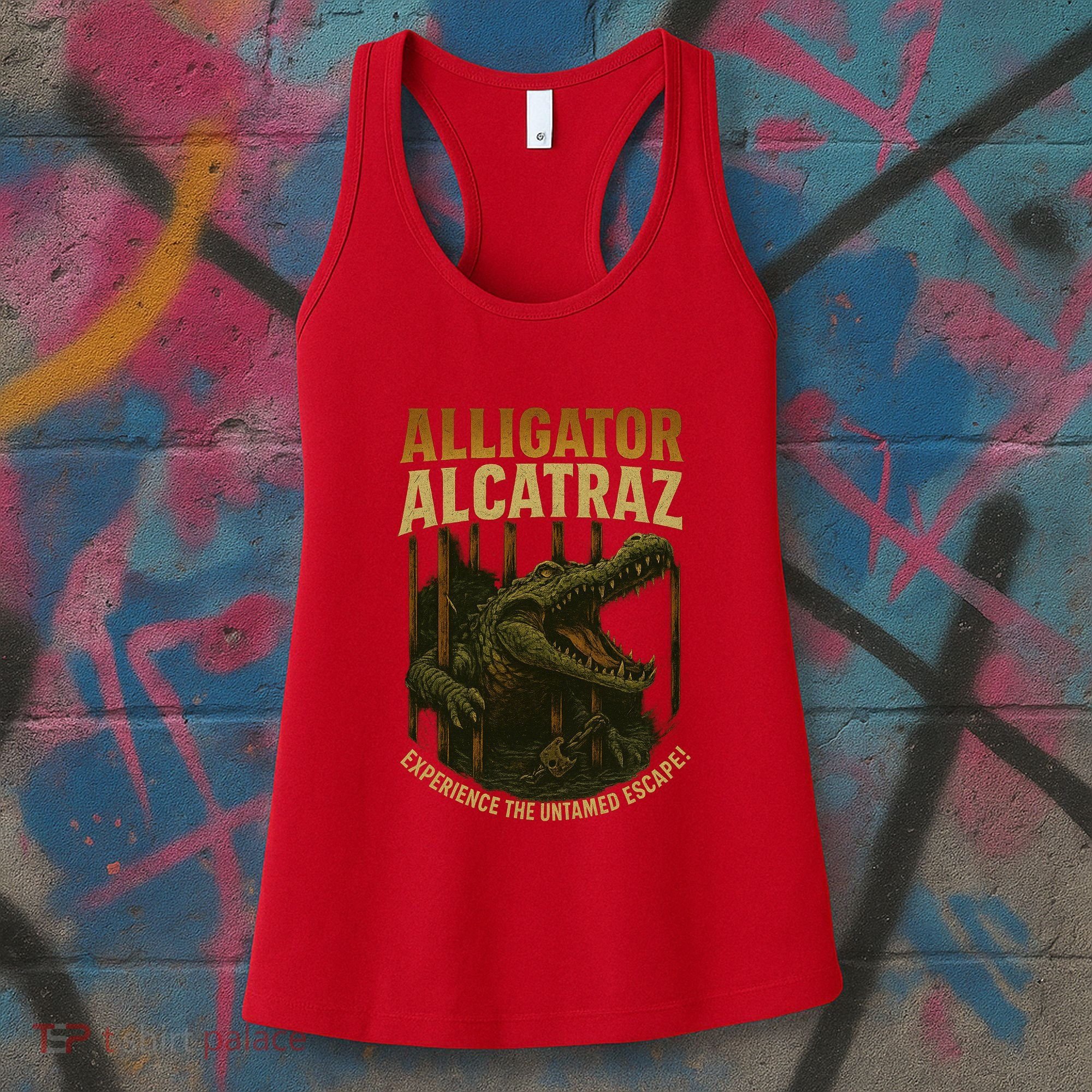 Alligator Alcatraz Untamed Escape Women's Tank Top