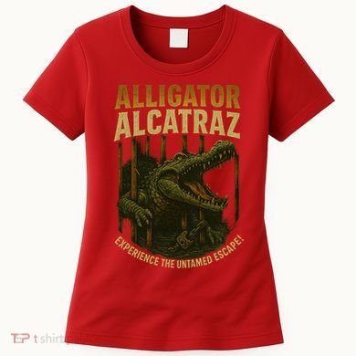 Alligator Alcatraz Untamed Escape Women's T-Shirt