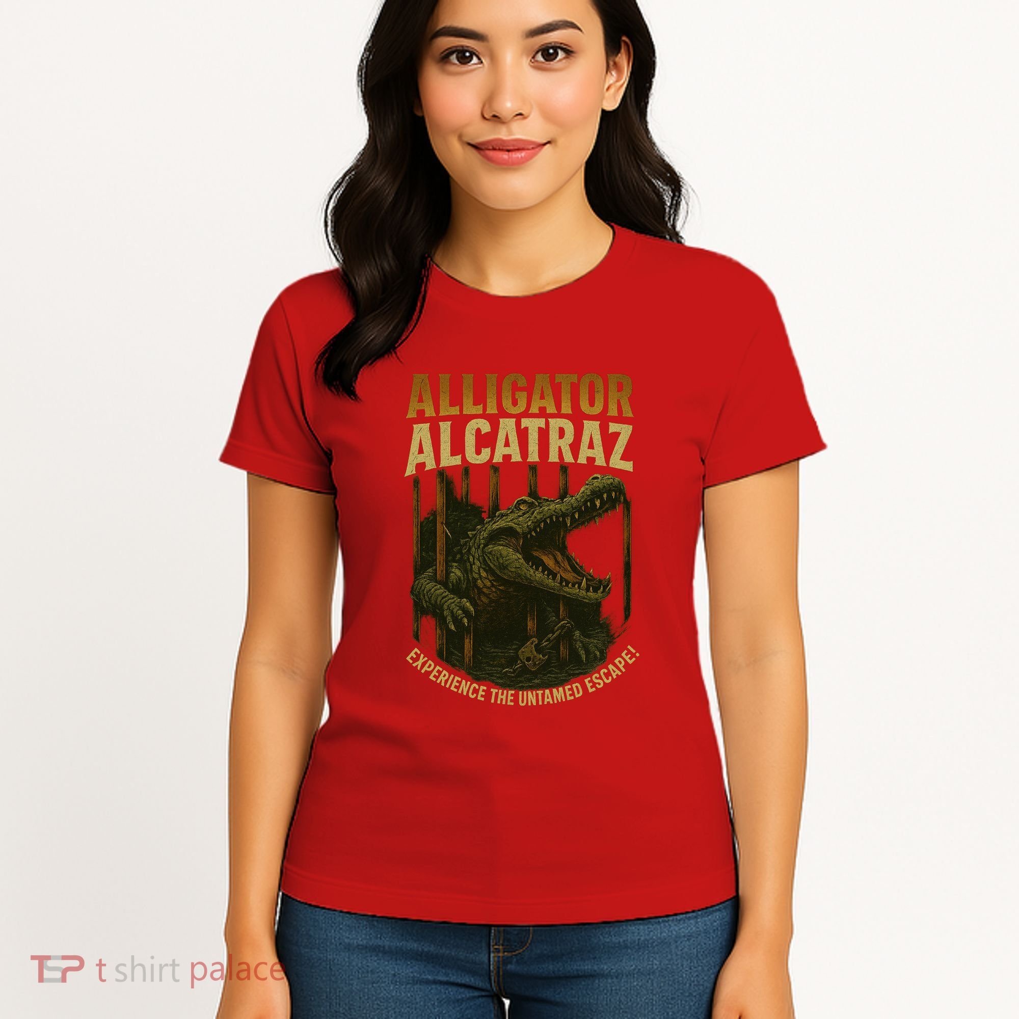Alligator Alcatraz Untamed Escape Women's T-Shirt