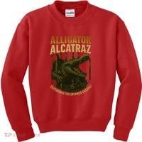 Alligator Alcatraz Untamed Escape Kids Sweatshirt thumb 0