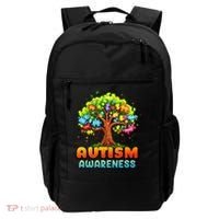 Autism Accept Understand Love Autism Awareness Tree Teacher Backpack thumb 0
