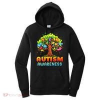 Autism Accept Understand Love Autism Awareness Tree Teacher Women's Hoodie thumb 0