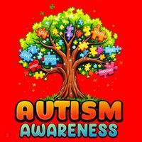 Autism Accept Understand Love Autism Awareness Tree Teacher Santa Hat thumb 1