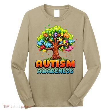 Autism Accept Understand Love Autism Awareness Tree Teacher Long Sleeve Shirt