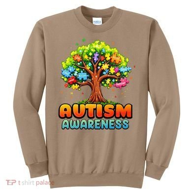 Autism Accept Understand Love Autism Awareness Tree Teacher Sweatshirt