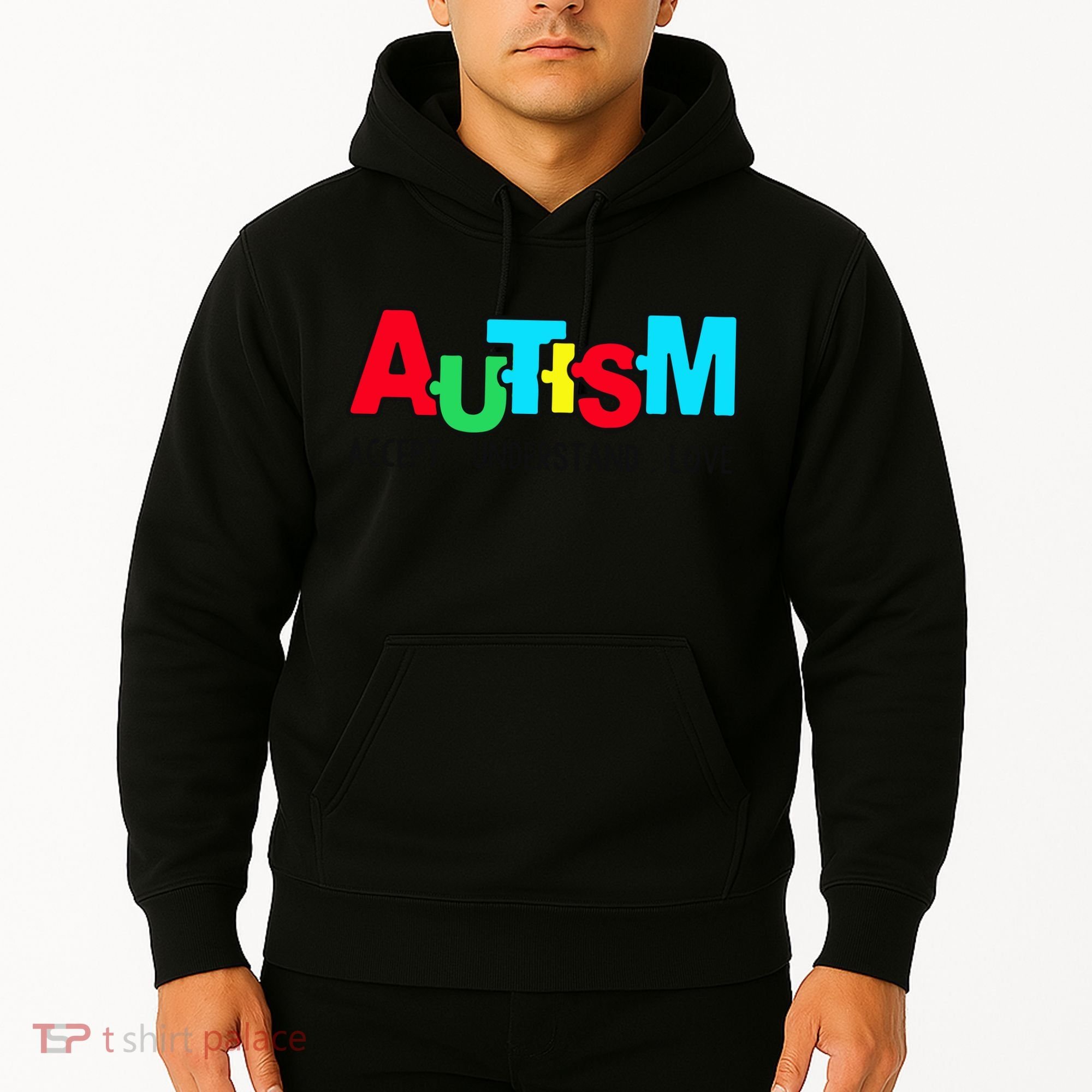 Autism, Accept Understand Love, Autism Awareness Hoodie