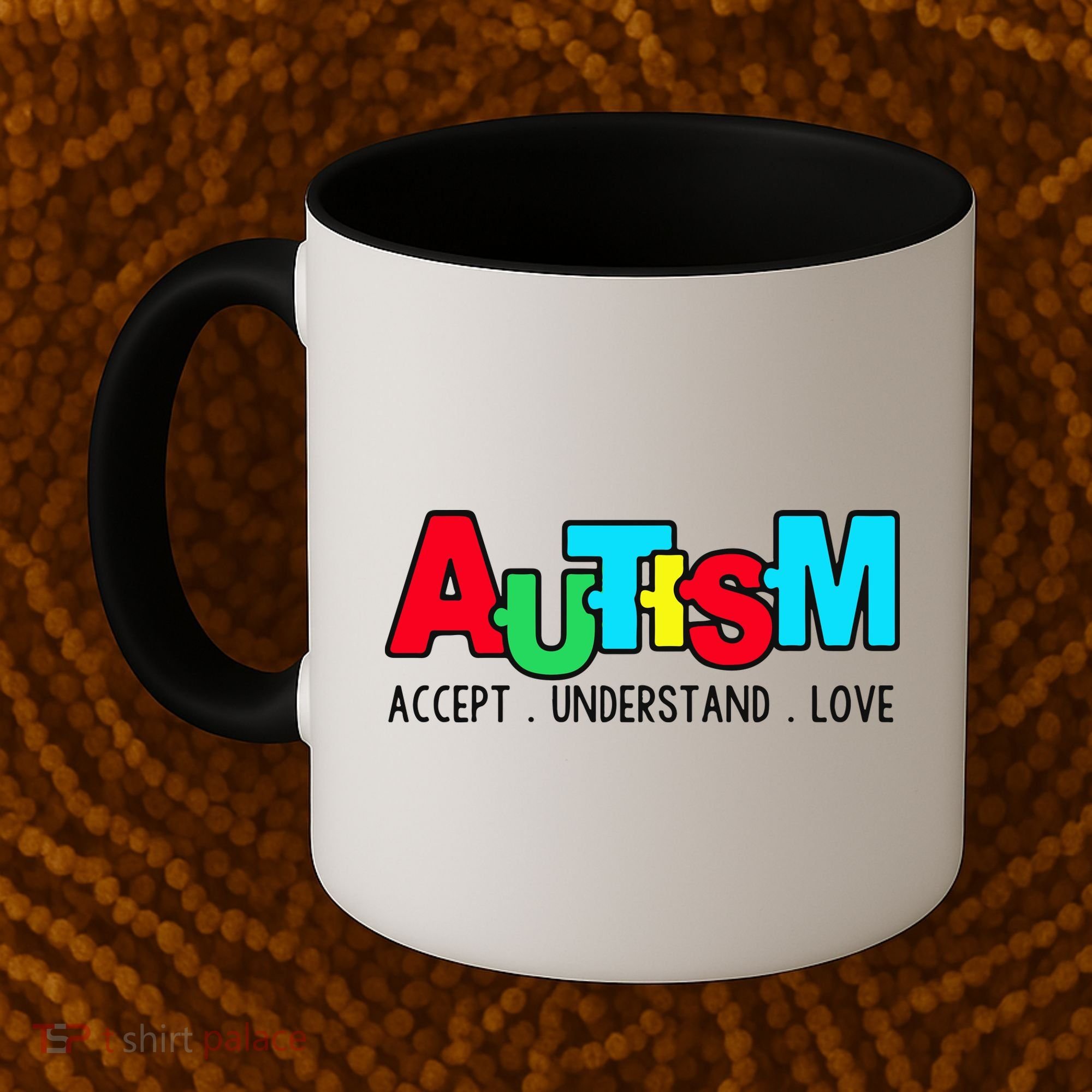 Autism, Accept Understand Love, Autism Awareness Coffee Mug