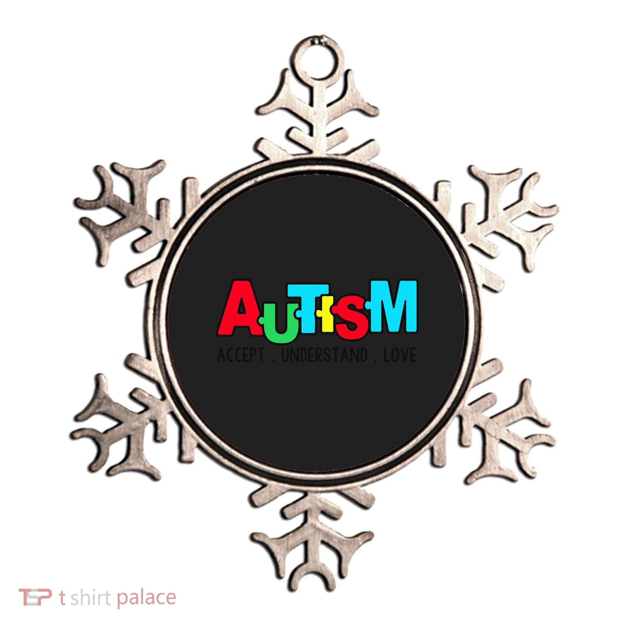 Autism, Accept Understand Love, Autism Awareness Ornament