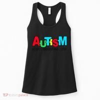 Autism, Accept Understand Love, Autism Awareness Women's Tank Top thumb 0
