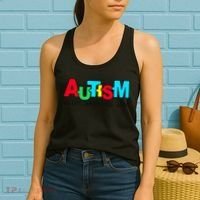 Autism, Accept Understand Love, Autism Awareness Women's Tank Top thumb 2