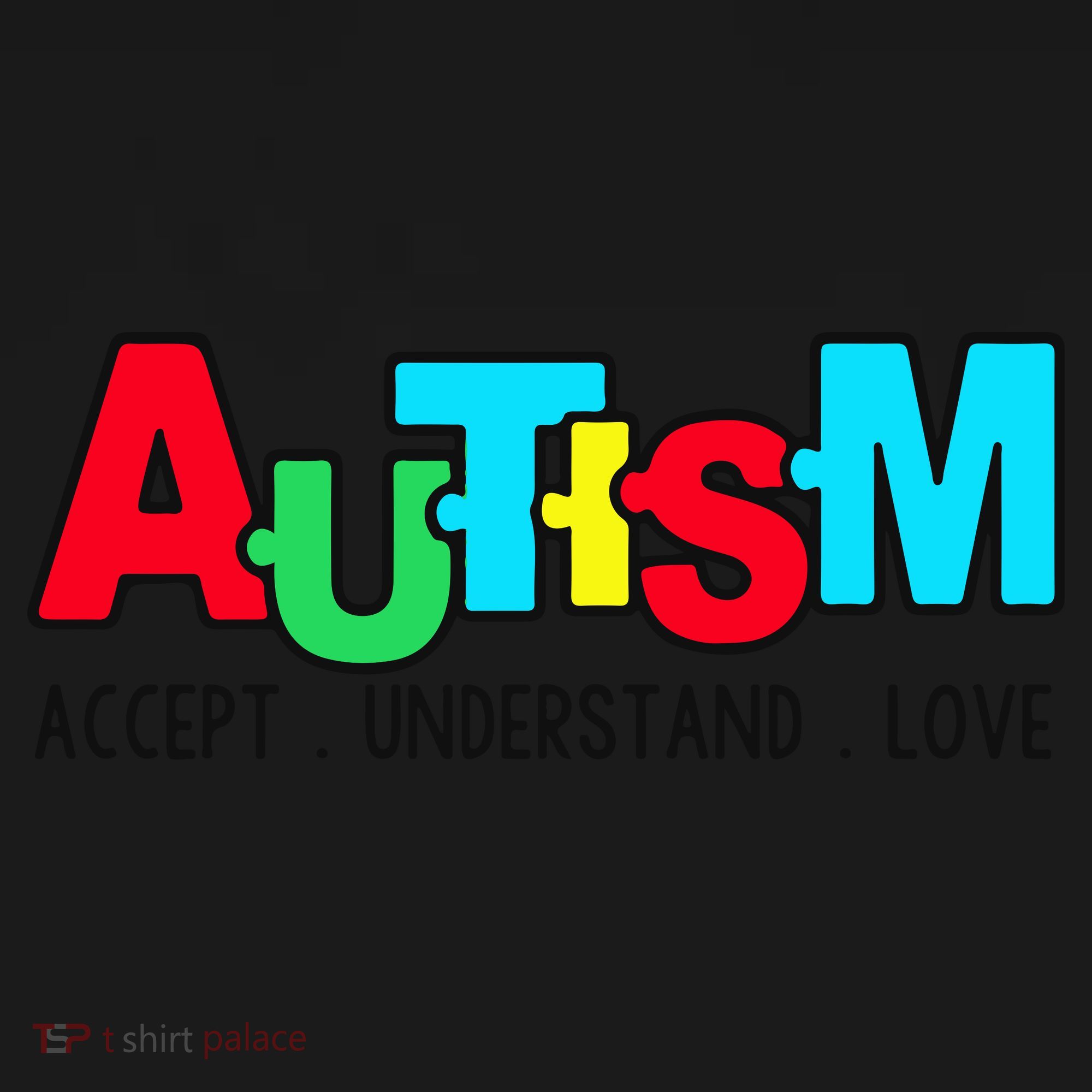 Autism, Accept Understand Love, Autism Awareness Women's Tank Top